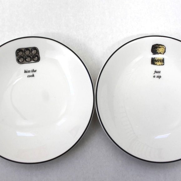 kate spade Tidbit Plates 2 Pieces NO BOX - Picture 1 of 5